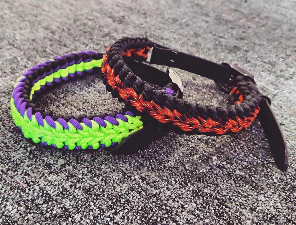 Custom Made Paracord Dog Collar