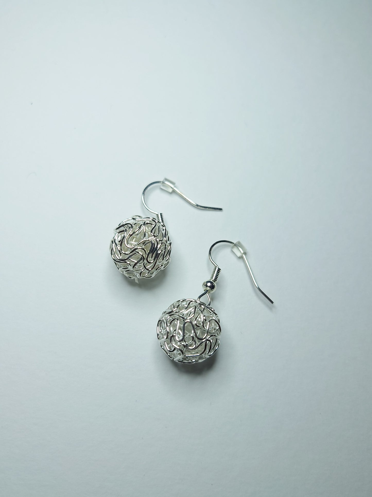 Squiggly Ball Earrings